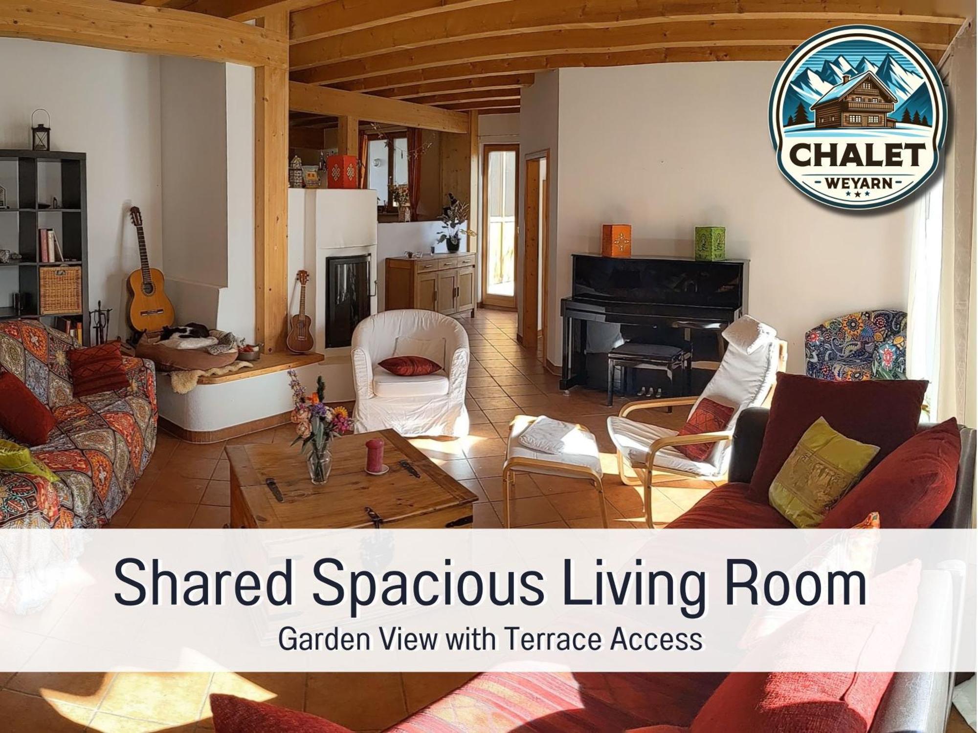 Chalet Weyarn - Doppelzimmer Mit Gartenblick Екстериор снимка