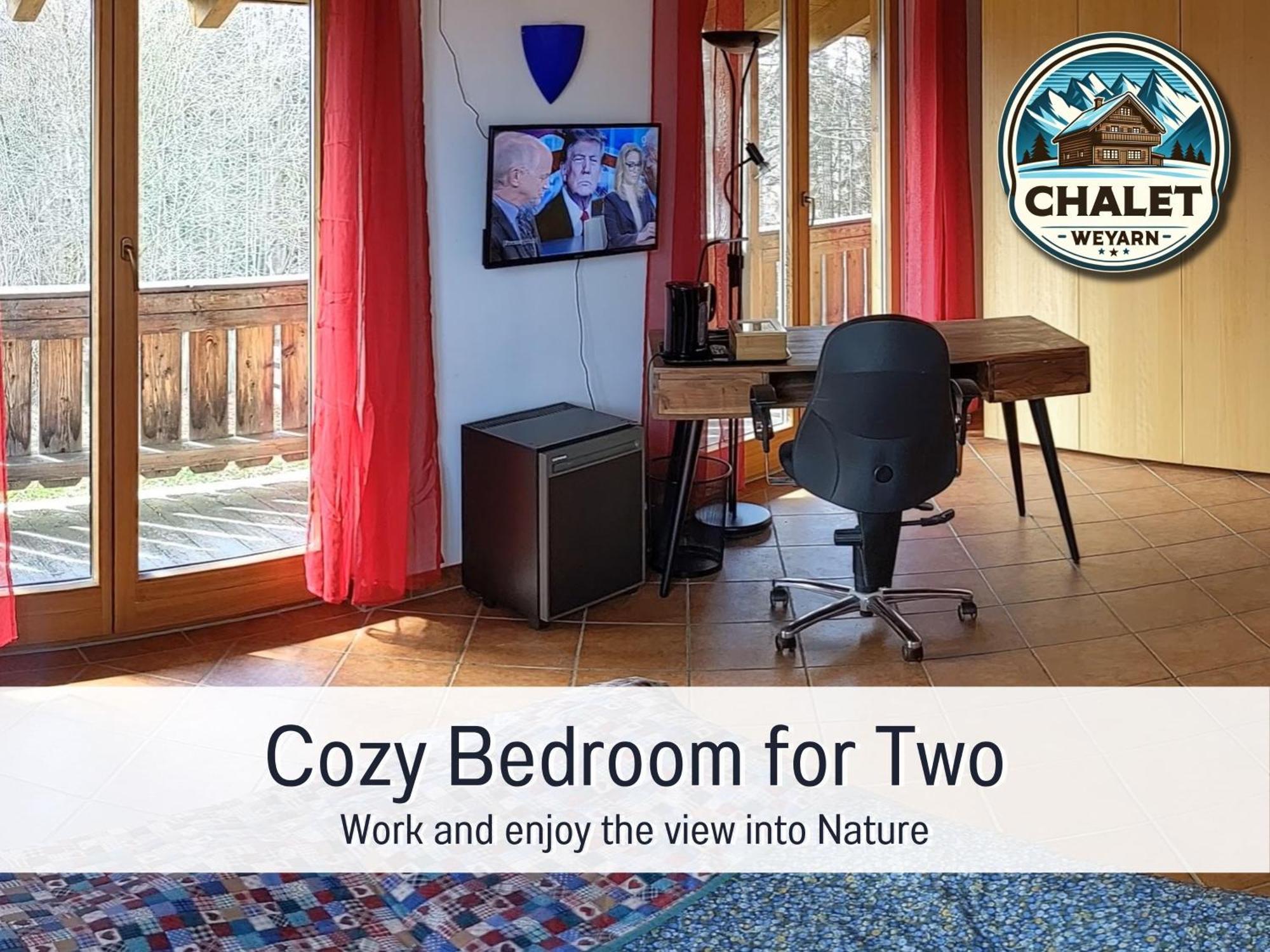 Chalet Weyarn - Doppelzimmer Mit Gartenblick Екстериор снимка