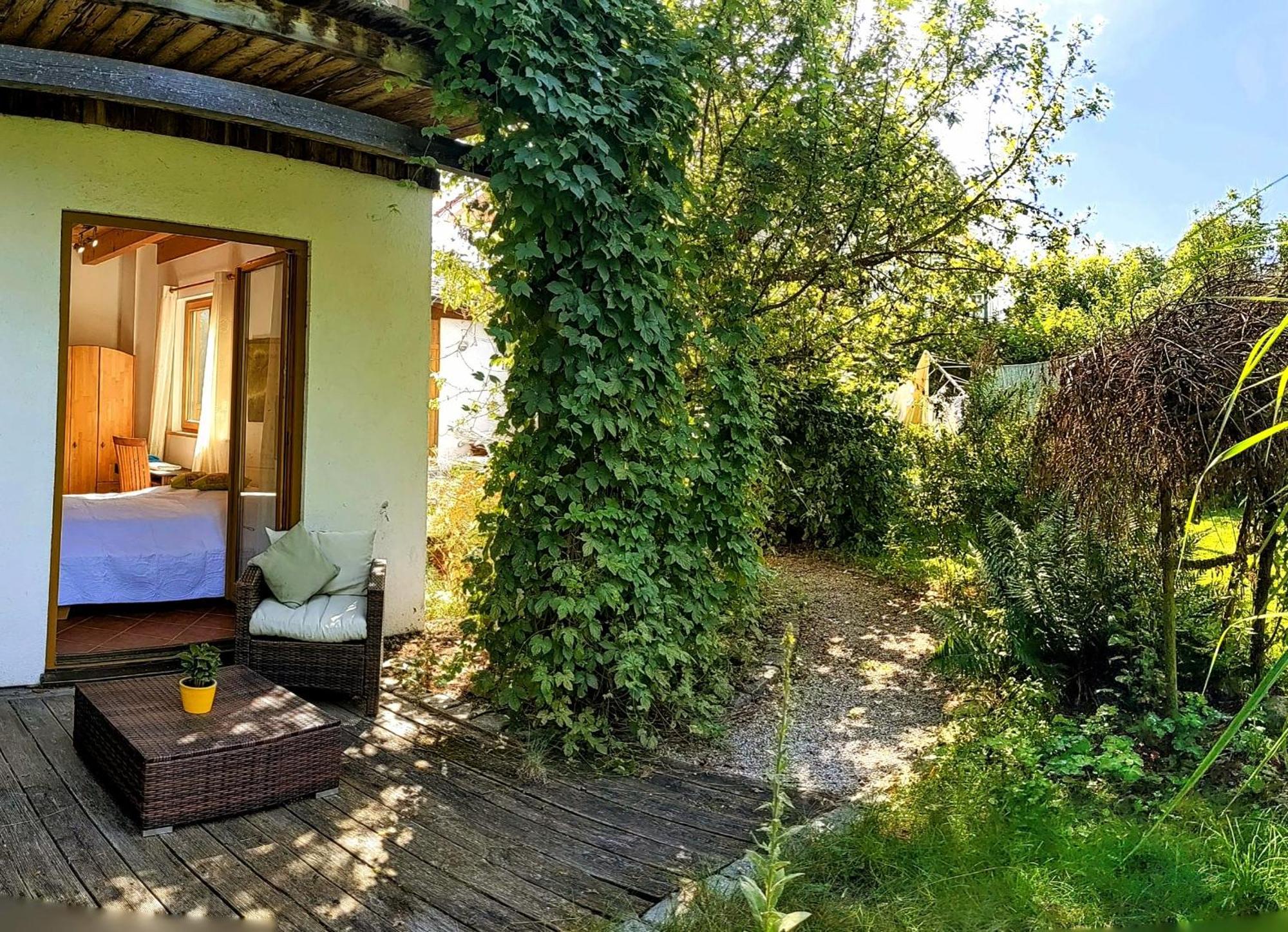 Chalet Weyarn - Doppelzimmer Mit Gartenblick Екстериор снимка